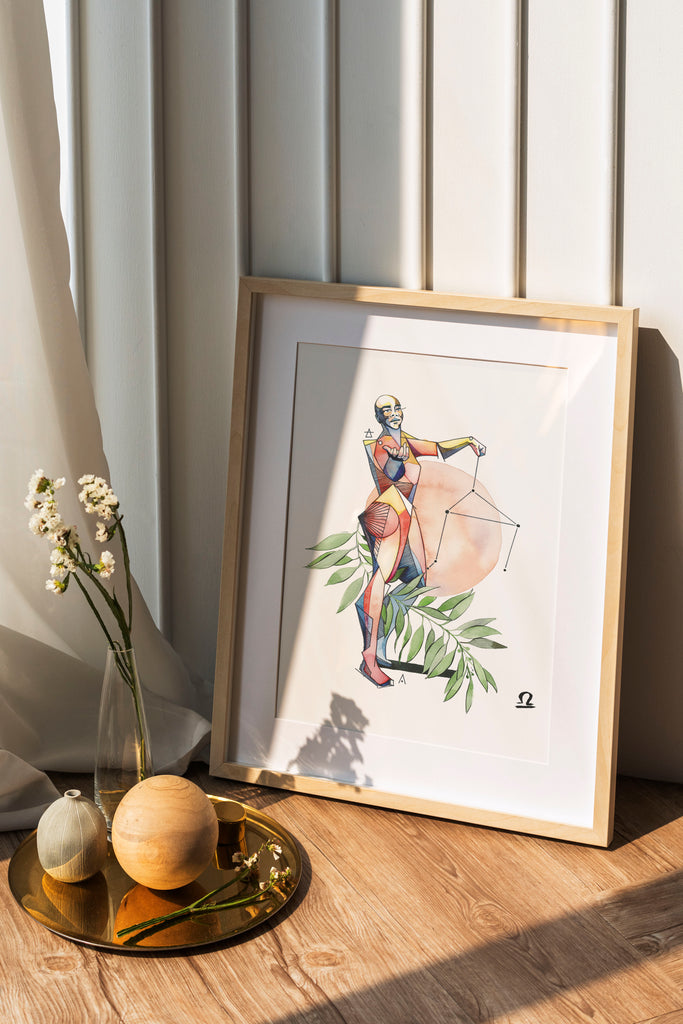 Zodiac Print | Libra - The Vindur Shop