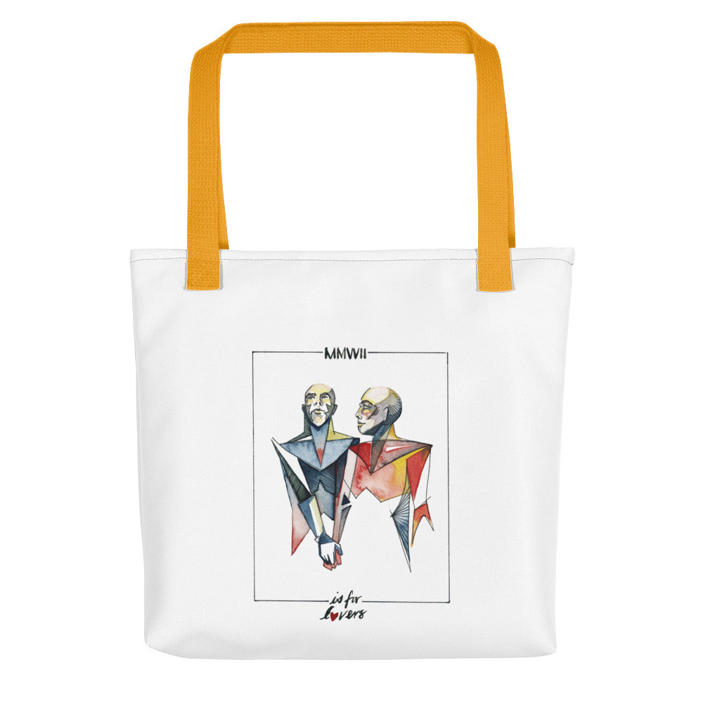 Yellow Tote bag | 2022 is for Lovers - The Vindur Shop