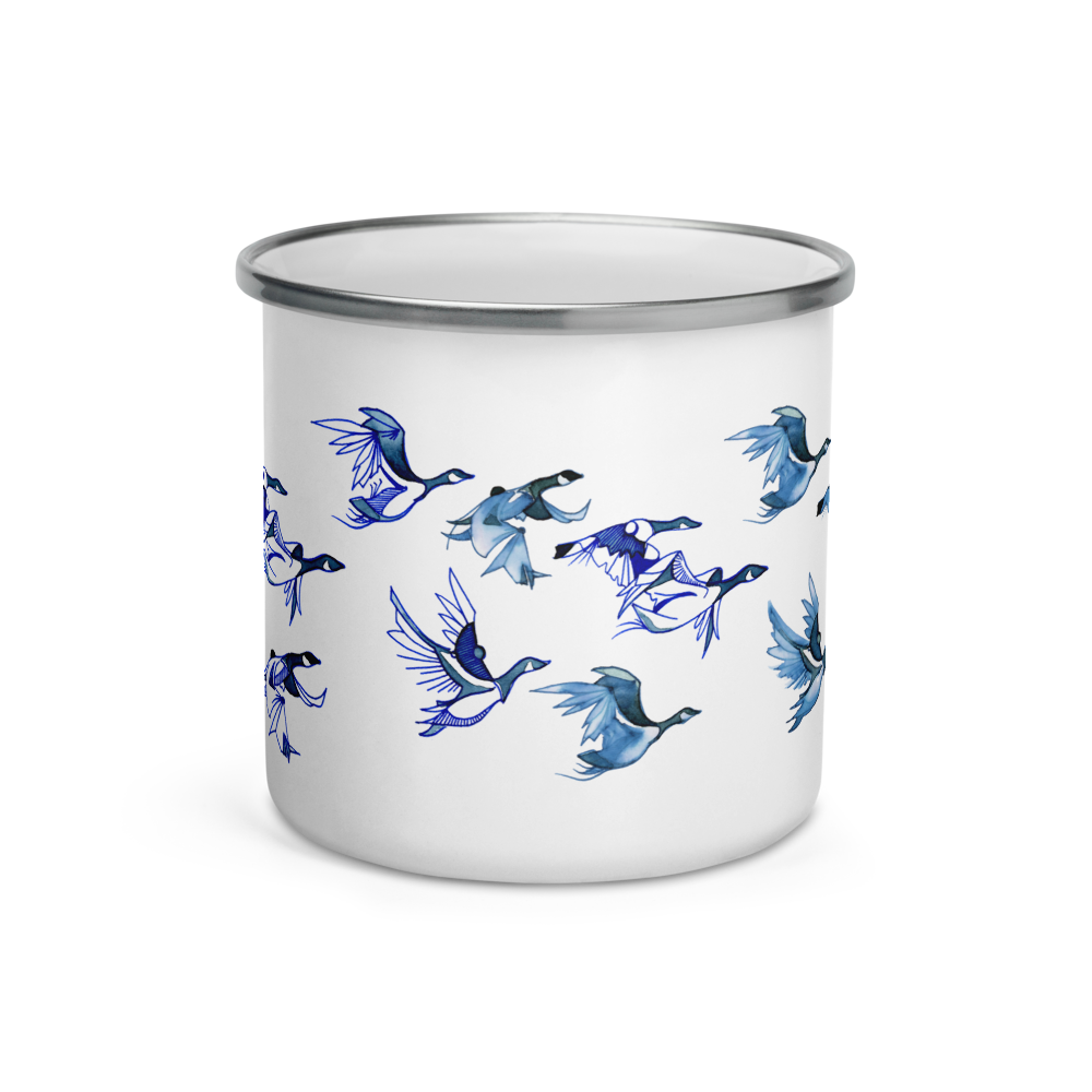 Enamel Mug | Blue Geese - The Vindur Shop