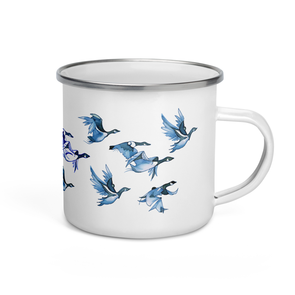 Enamel Mug | Blue Geese - The Vindur Shop