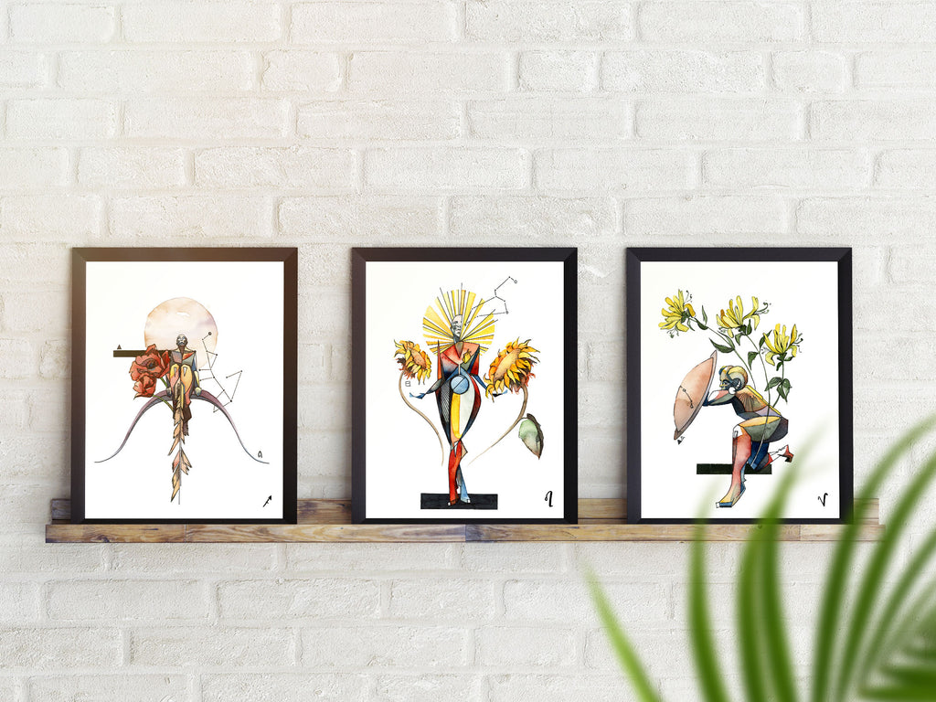 Zodiac Print | Sagittarius - The Vindur Shop