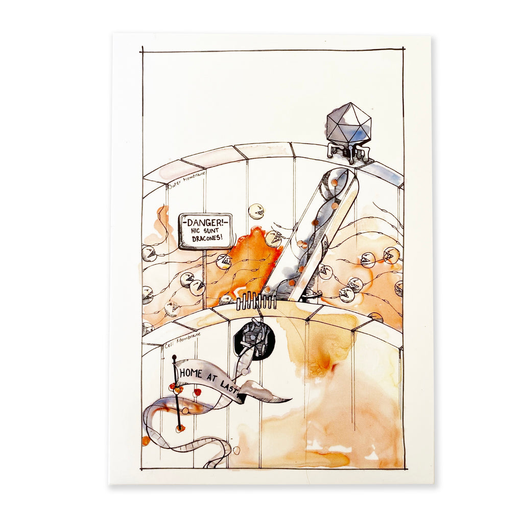 Thinking Like A Phage | Postcard Pack - The Vindur Shop