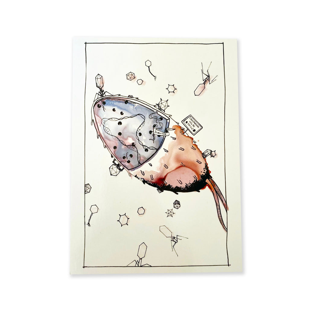 Thinking Like A Phage | Postcard Pack - The Vindur Shop